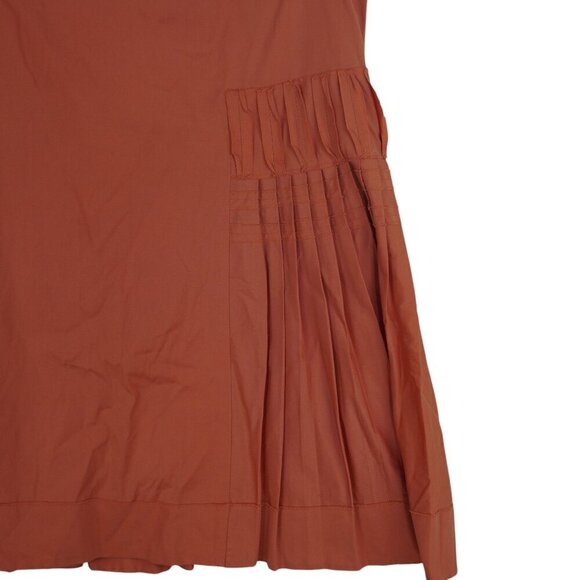 Odille Anthropologie Womens Pleated Skirt Size 10 Vibrant Lagenlook Summer - Picture 2 of 6